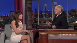 Lea Michele Busty & Leggy On Letterman Lea Michele Busty & Leggy On Letterman